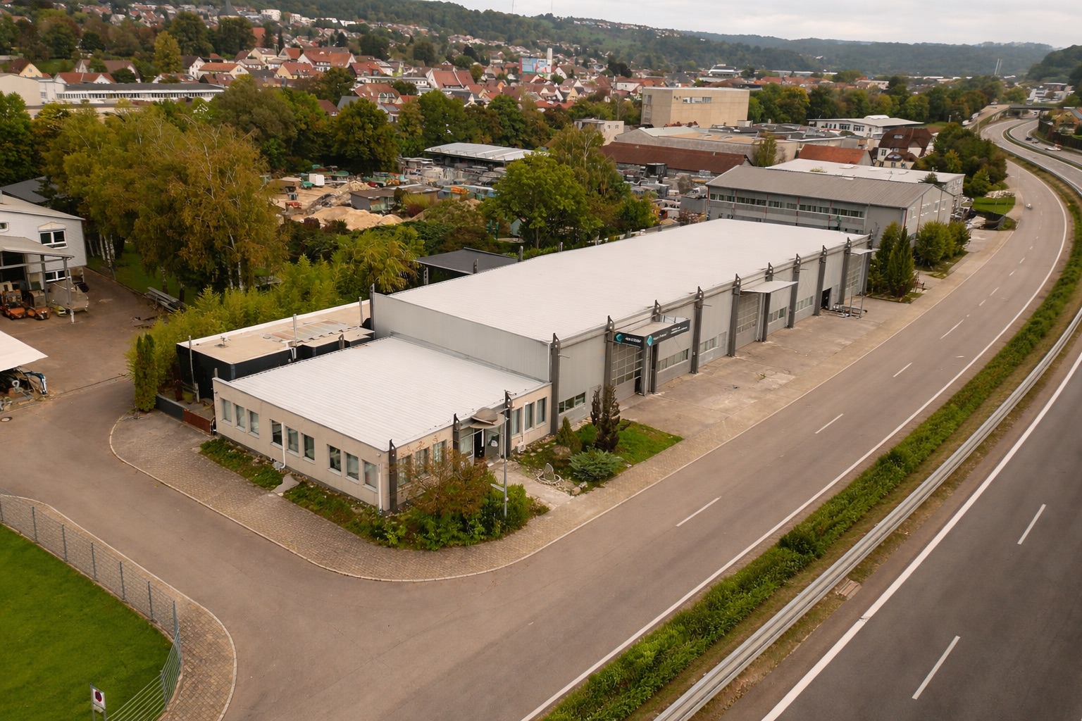 Gewerbepark Ebersbach/Fils – Luftaufnahme